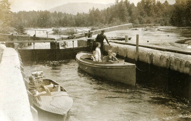 File:Two boats in the Lower Locks undated.jpg