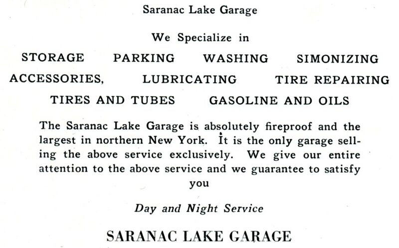 File:Saranac Lake Garage ad.jpg